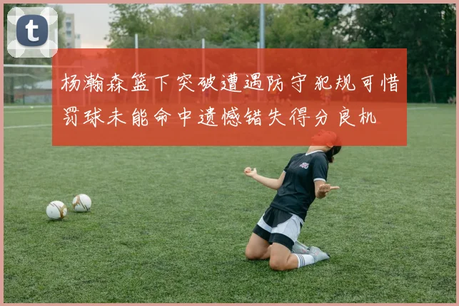 杨瀚森篮下突破遭遇防守犯规可惜罚球未能命中遗憾错失得分良机